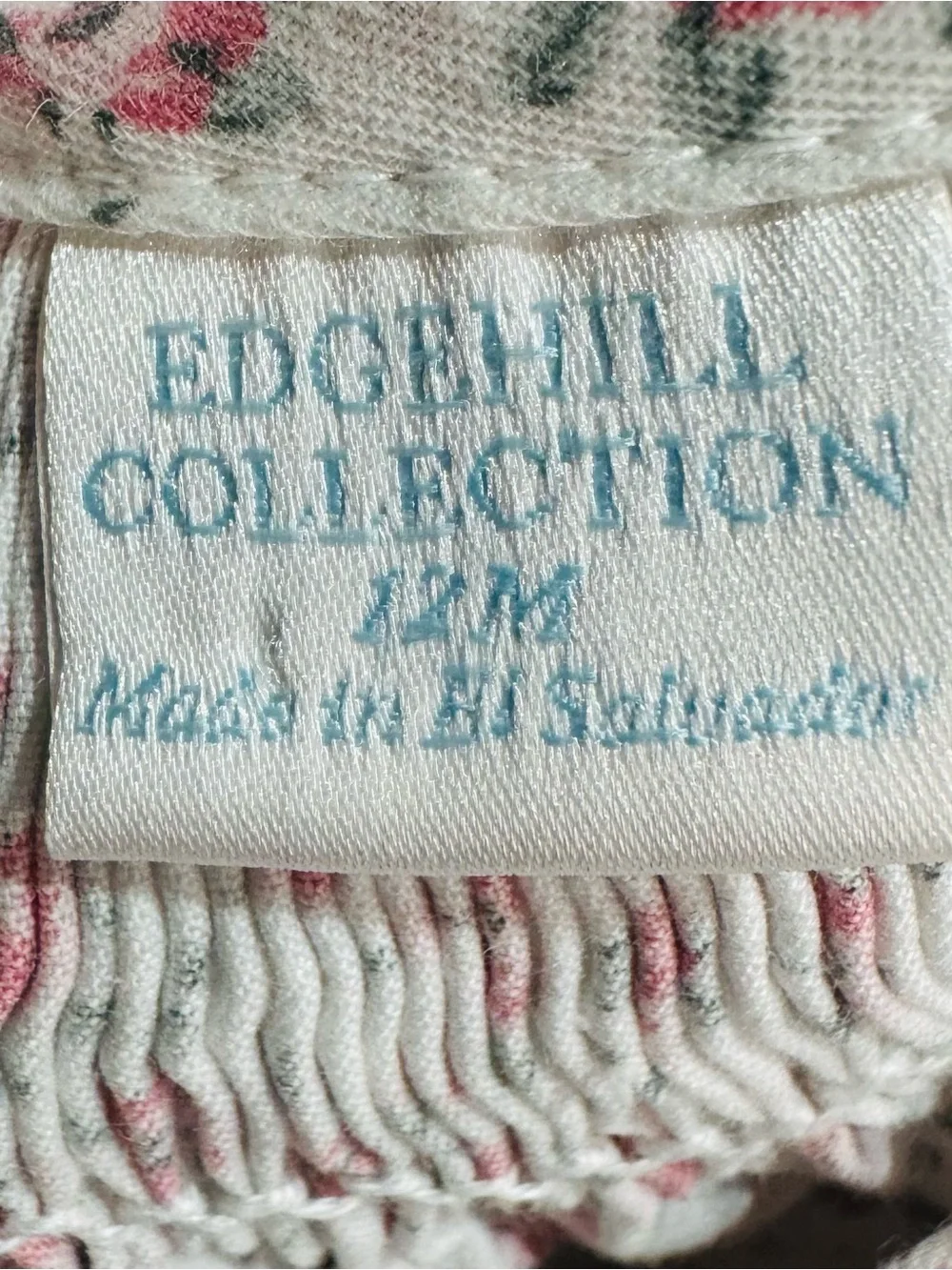 Edgehill Collection Pink Floral Knit Women’s Sweater